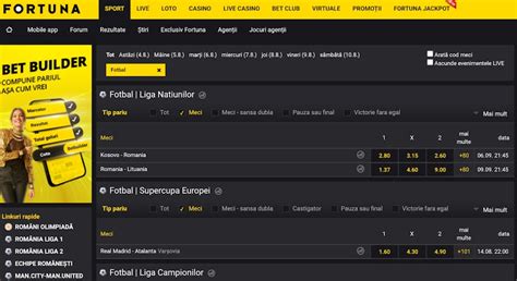 pariuri sportive oferta|Fortuna .